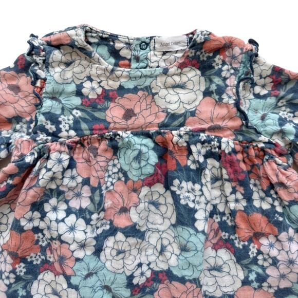 Angel Dear Floral Muslin Dress Size 6-12m - Picture 2 of 4